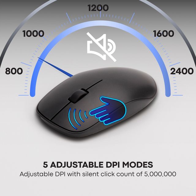 Rapoo 9320M Bluetooth 4.0 | 5.0 + 2.4GWireless Keyboard Mouse Combo | 2400 DPI | Compact Dark Grey