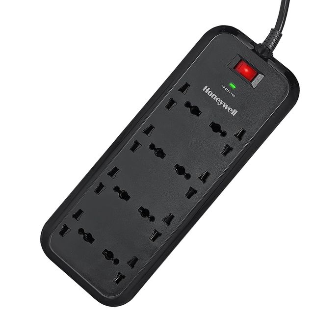 Honeywell 8 Out Surge Protector With Master Switch