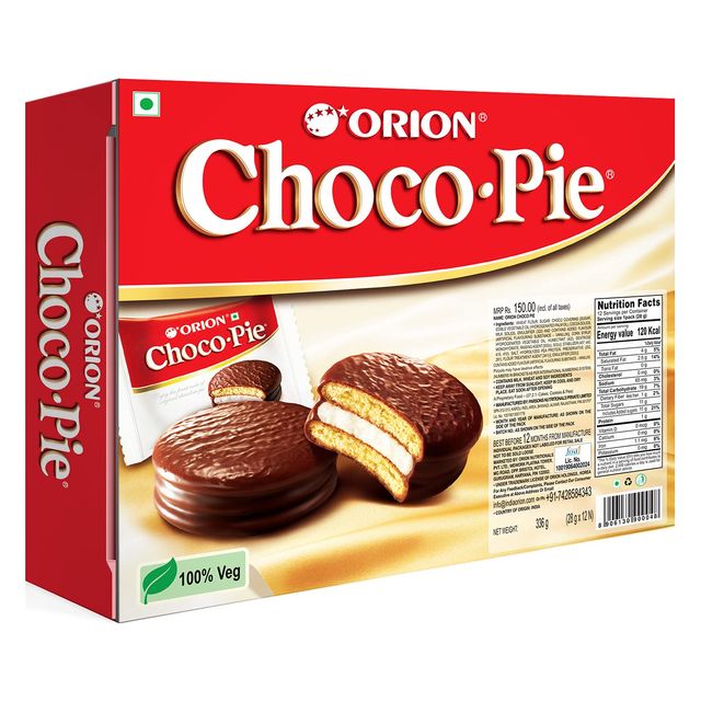 Orion Choco Pie - Chocolate Coated Soft Biscuit