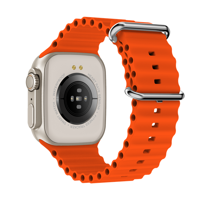 Fire-Boltt Warrior Smartwatch | 1.96" AMOLED Display | BT Calling - Orange