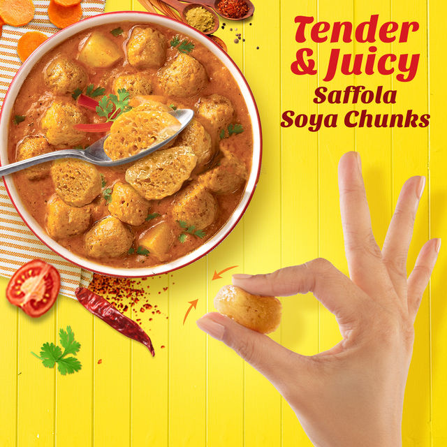 Saffola Soya Chunks Mealmaker 200 g Combo