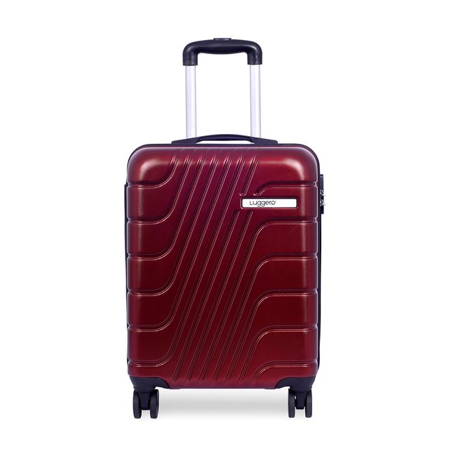 Luggero Eternal Trolley Bag | Deep Red - S