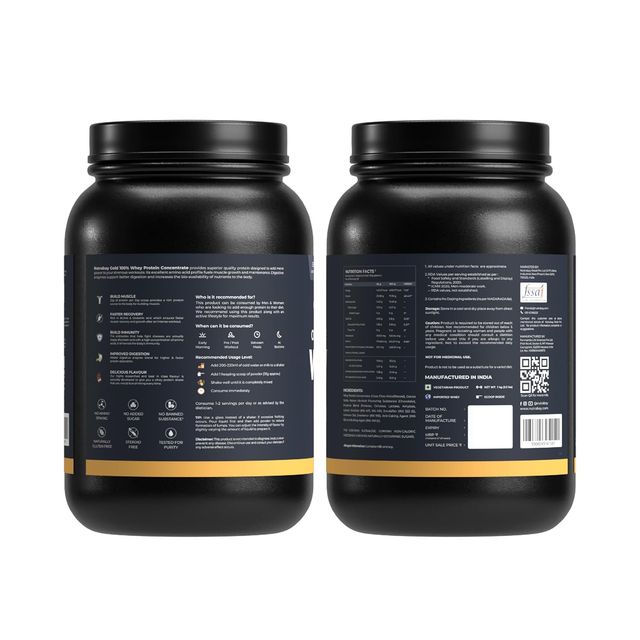 Nutrabay Gold Concentrate Whey Protein Rich Chocolate Creme