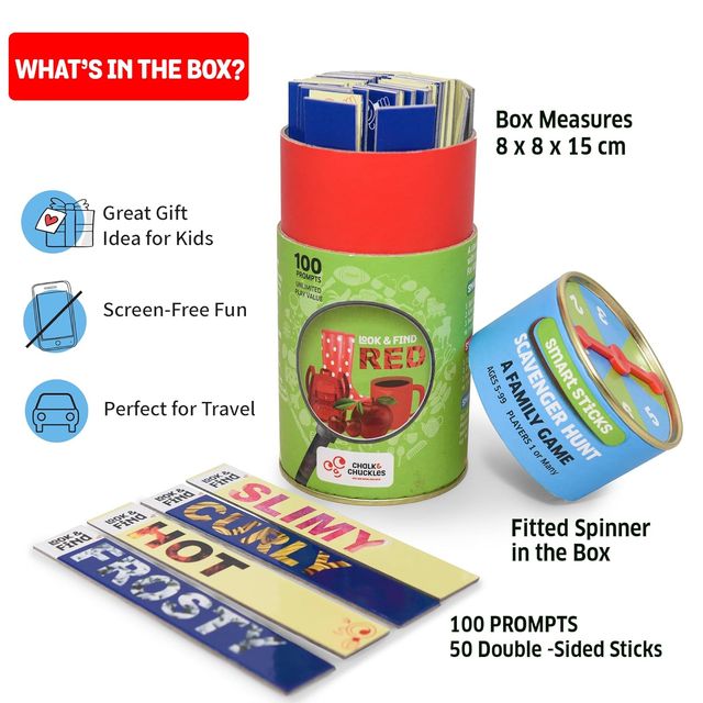 Chalk And Chuckles Smart Sticks-Scavenger Hunt Game