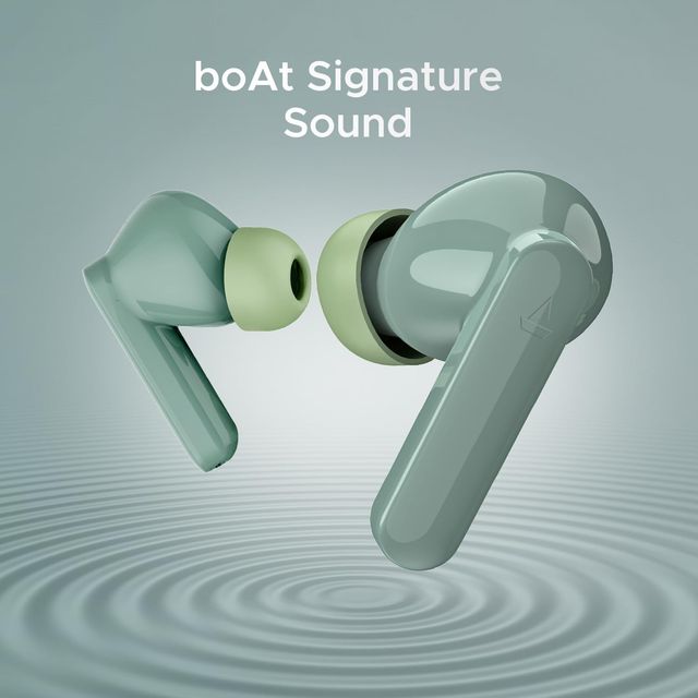 boAt Airdopes Ultra Plus Tws in Ear Earbuds With 50 Hrs Playback, 4-mic Enx Technology(Olive Slate)