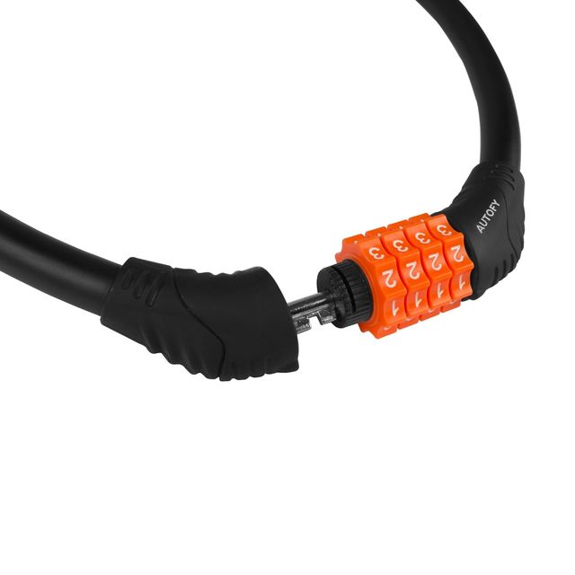 Autofy 4 Digit Number Lock Helmet Lock Multipurpose Lock Resettable Combination Lock