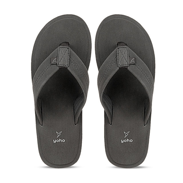 Yoho Men Slippers Bubbles | Monsoon Grey | UK 8