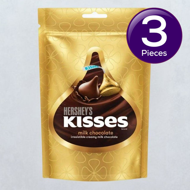 Hershey'S Kisses Milk Chocolate Share Bag 36 g Combo