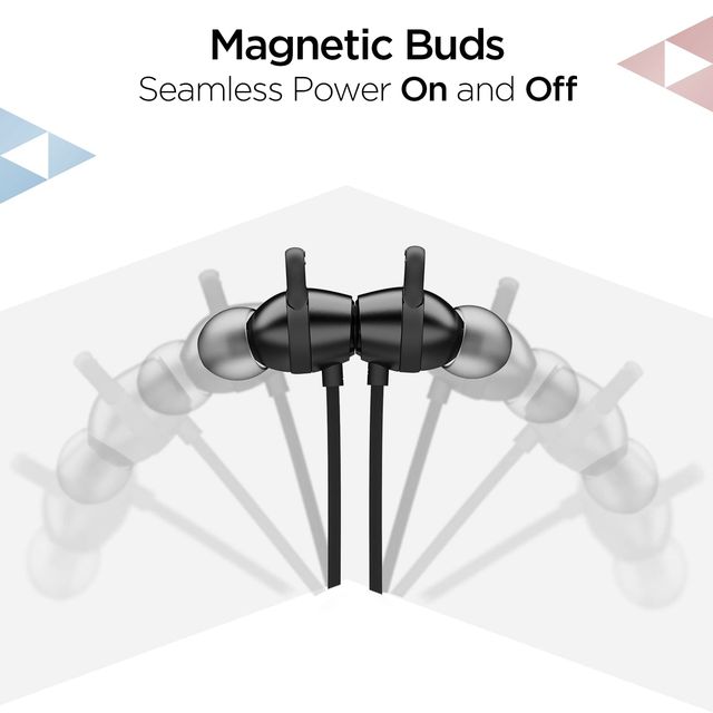 boAt Rockerz 255 Max Bt Neckband W - 60H Playtime Eq Modes Power Magnetic Earbuds Stunning Black