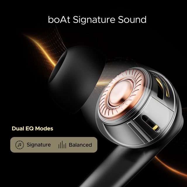 boAt Airdopes 141 Anc Tws Earbuds W/ 32db Anc, 42h Playback, 50ms Low Latency Beast(Gunmetal Black)