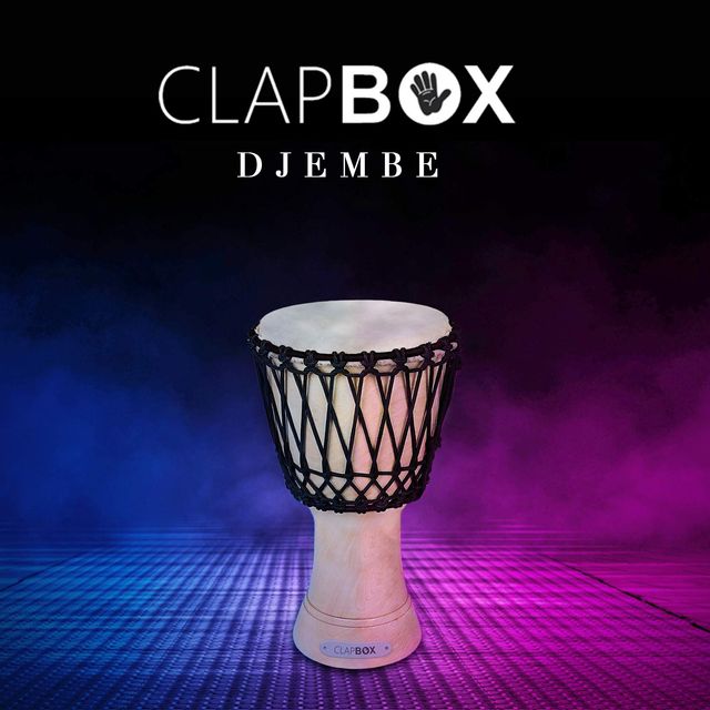 Clapbox Djembe - Mango Wood (10 Inches, Natural)