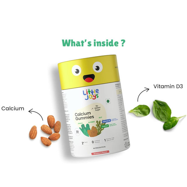 Little Joys Calcium Gummies | 2+ Years - Strawberry