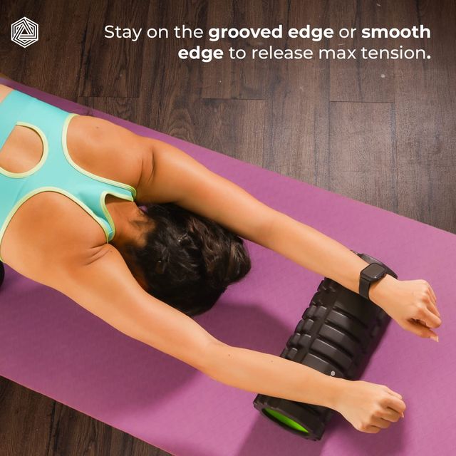 Boldfit Foam Roller For Deep Tissue Massage High Density Foam Rollers Stick For Physical
