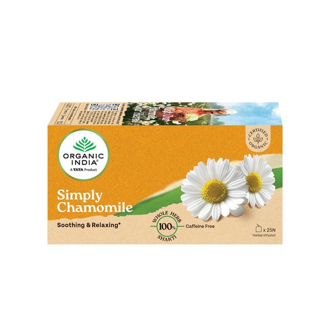 Organic India Simply Chamomile Organic Herbal Tea