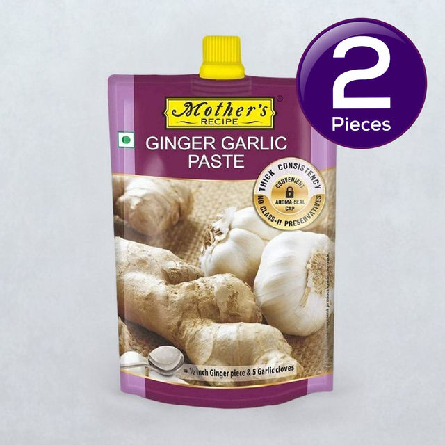 Mother's Recipe Ginger & Garlic Paste 200 g Combo