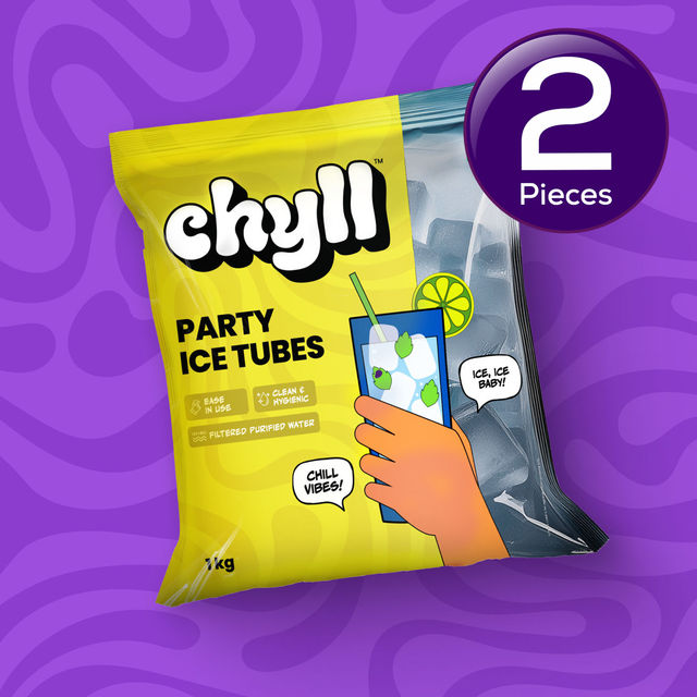 Chyll Party Ice Cubes (Tubes) 1 kg Combo