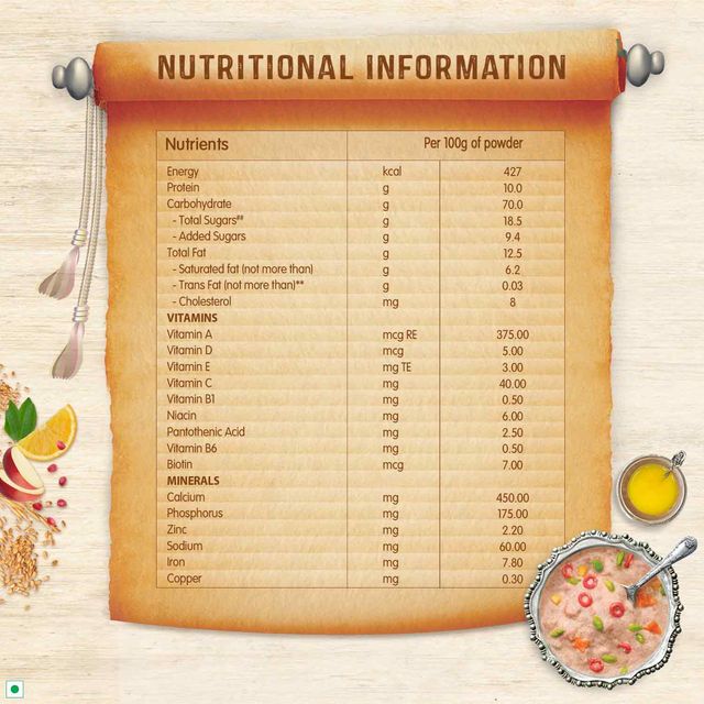 Nestle Ceregrow Grain Selection Growing Up Cereal - Ragi Mixed Fruit and Ghee