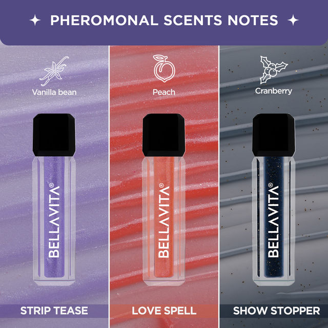 BELLAVITA Mini Lip Gloss Set Of 3 | Gift Set | Color Changing Based On Ph |Hydrating & Non-Sticky