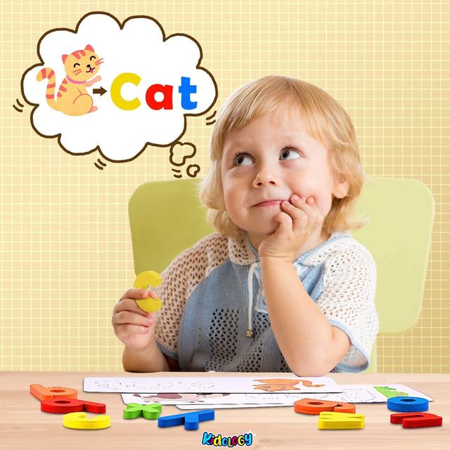 Kidology See and Spell Learning Toys, Matching Letter Spelling Game Sight Words Games