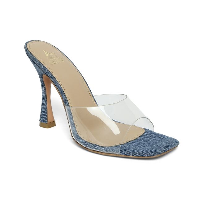 Tao Paris Open Toe Stiletto Heels Women's Dark blue | UK3