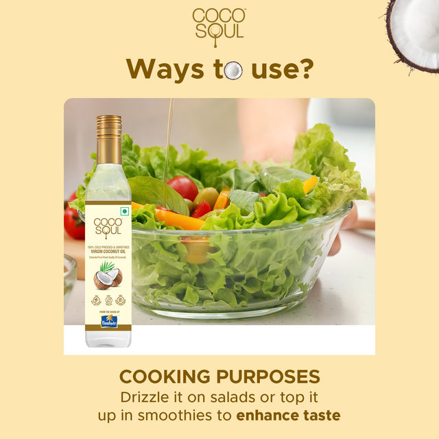 Coco Soul Cold Pressed Unrefined Virgin Coconut Oil