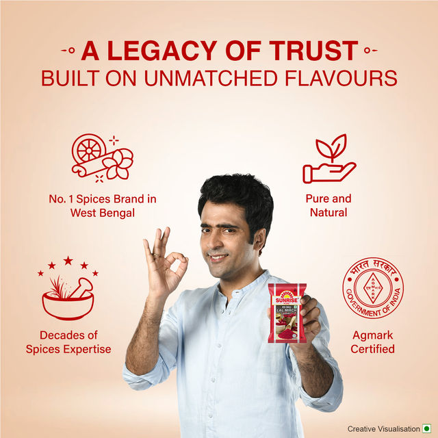 Sunrise Pure Red Chilli Lal Mirch Powder