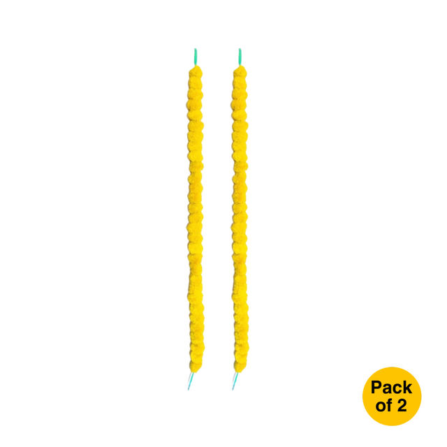 DiaCraft Marigold Artificial Flower Ladi - 2 Pc