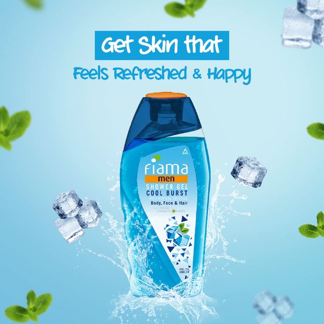 Fiama Cool Burst Men'S Shower Gel 250 ml Combo