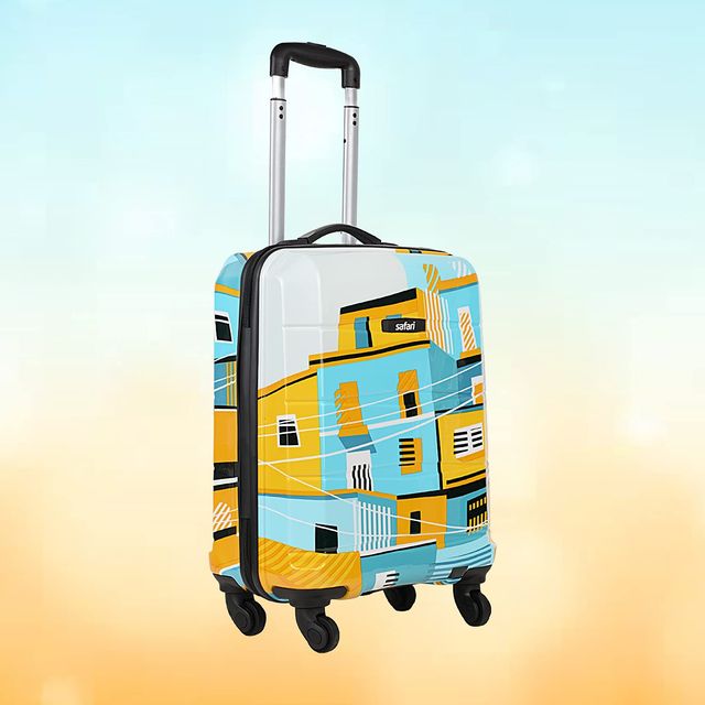 Safari Polycarbonate 65 L Telescopic Trolley Bag | Multicolour - L