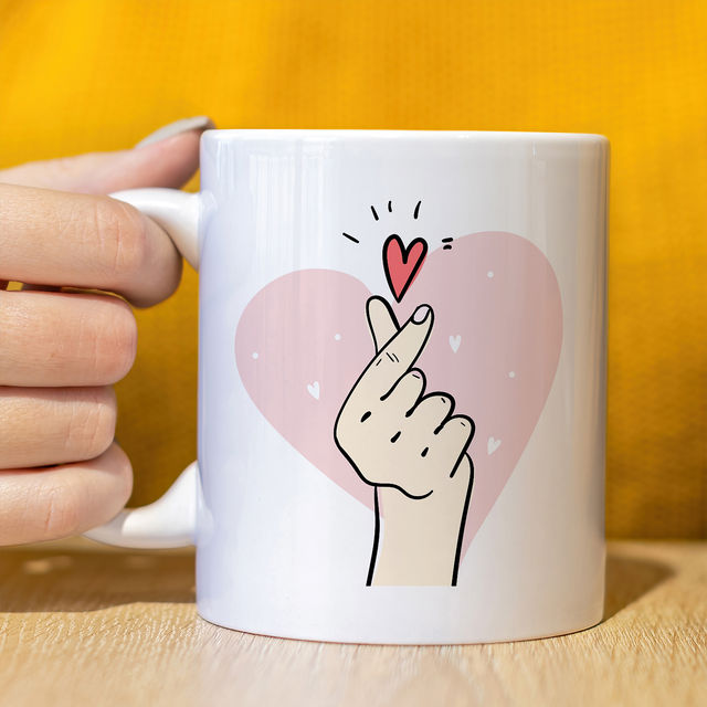 Oye Happy Korean BTS Mug