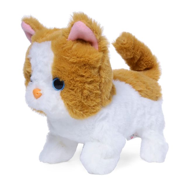 Hamley's Rowan Bella Walking Cat Walks, Meows, Wags Its Tail, Fun & Realistic Toy For Kids