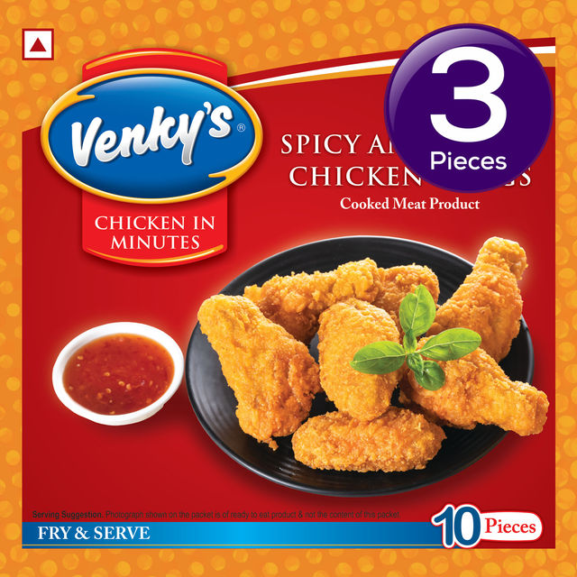 Venky's Spicy And Crispy Chicken Wings 10 pc Combo