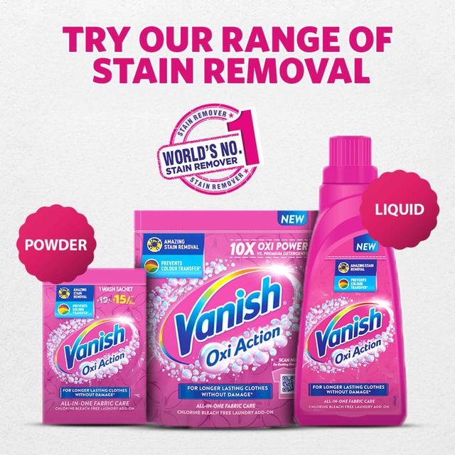 Vanish Liquid - Stain Remover & Detergent Booster For Clothes 800 ml Combo