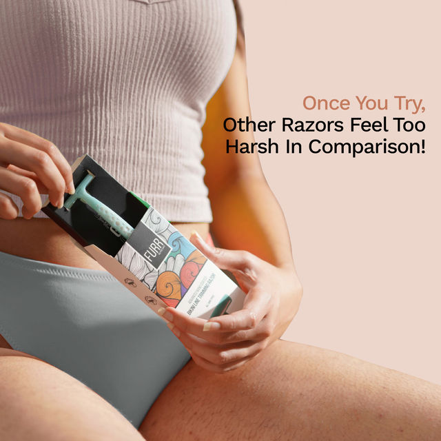 Bikini Line Razor (1pc) & Disposable Body Shaving Razor(5pc) Combo