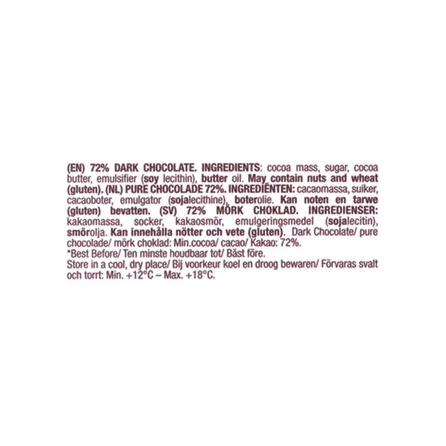 Godiva Signature 72% Cacao Dark Chocolate