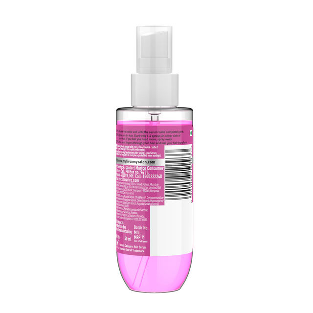 Livon Shake & Spray Serum for on-the-go hair | Provides instant shine & frizz control