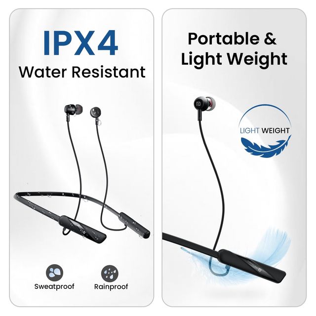 Portronics Harmonics Z10 Wireless Neckband - Upto 35 Hours