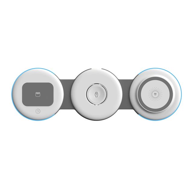 Gm G+ 3In1 Wireless Foldable Charger With Dynamic Light, 22.5W Output- White