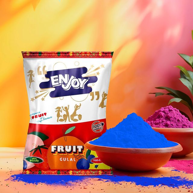 Enjoy Fruit Gulal - Blue