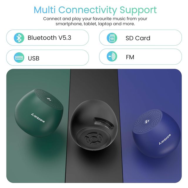 Ambrane Minipod Bluetooth Speaker