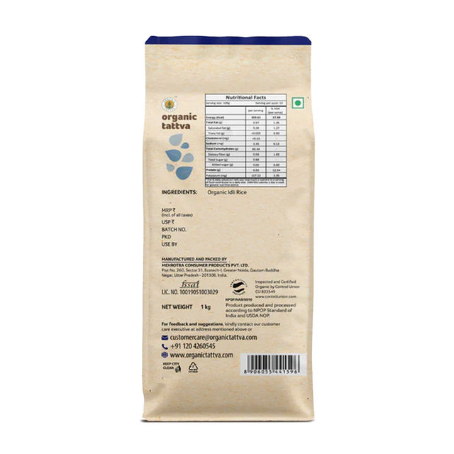 Organic Tattva Idli Rice