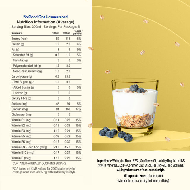 So Good Regular Oat Milk