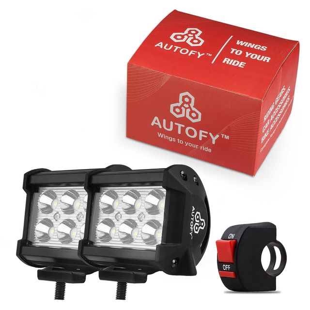 Autofy Led Bar Light Universal Bike Car Fog Light | 24 Watt