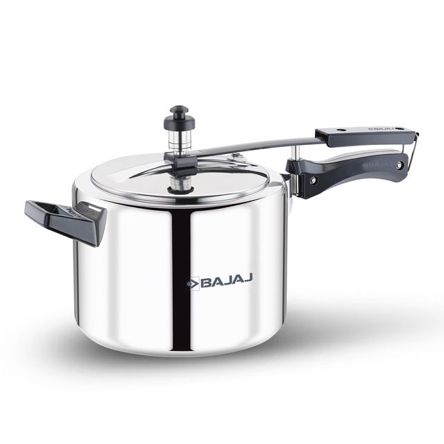 Bajaj 5 Liter Inner Lid Aluminium Pressure Cooker New Shakti IlPiece