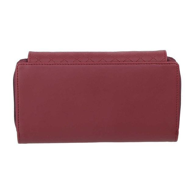 Mochi Women's Pu Wallet | 95-8398-44 | Maroon