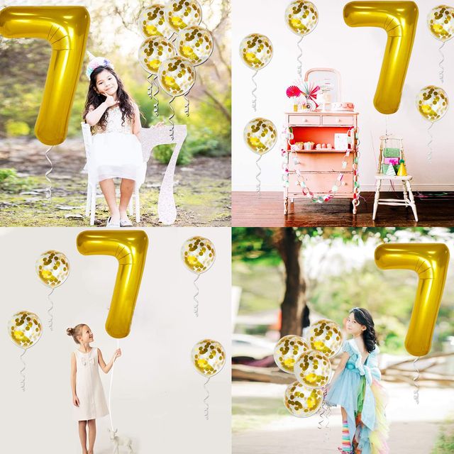 Let's Vybe Foil Balloon Number 7