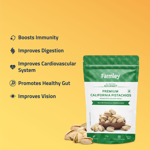 Farmley Premium California Roasted & Salted Pistachios