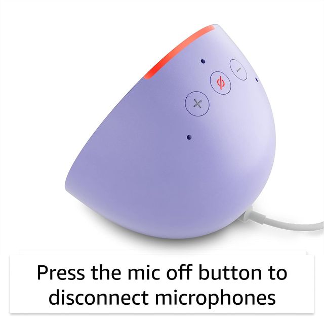 Amazon Echo Pop Smart Speaker with Alexa and Bluetooth – Purple