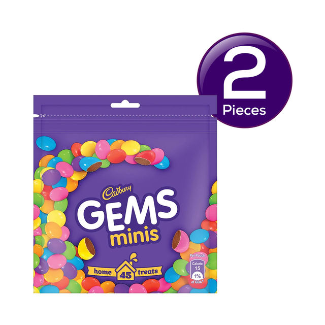 Cadbury Gems Chocolate Home Treats Pack 126 g Combo