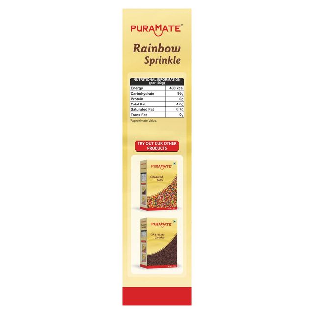 Puramate Rainbow Sprinkle